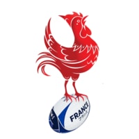 French rugby rooster banner